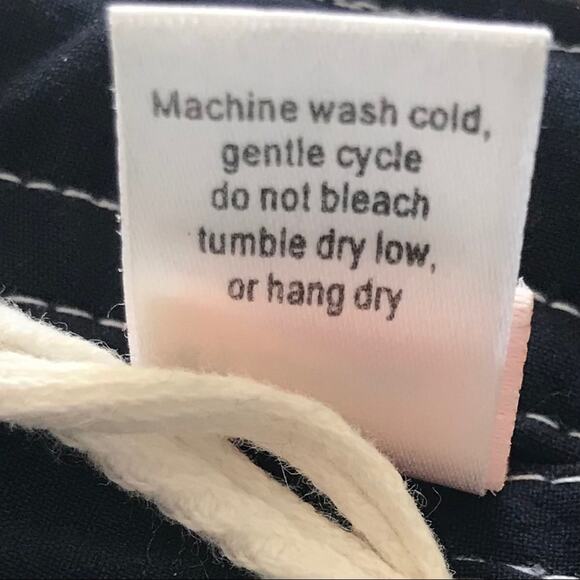 Lucy Drawstring Capri Pants Navy Blue Size Small - Picture 9 of 9